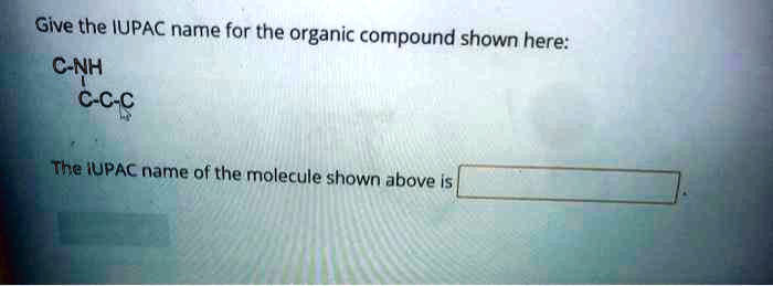 What is the iupac name for the compound shown here