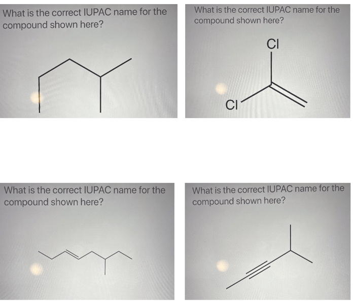 What is the iupac name for the compound shown here